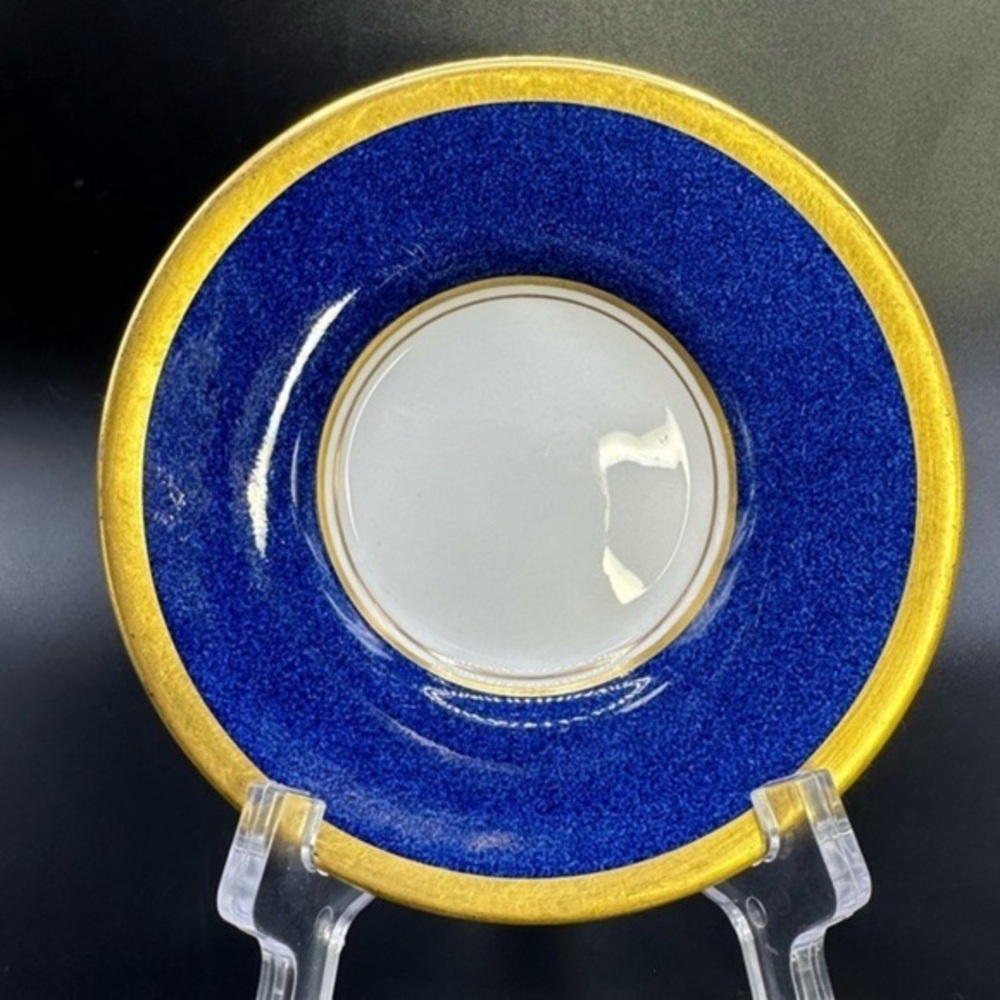 Coalport Athlone Blue Bone China Saucer 5 in.